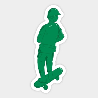 Toy Soldier Skater Sticker